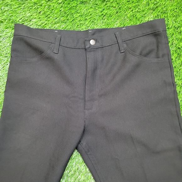 Vintage 90s Wrangler Bootcut Western Pants Mens 38x29 Polyester Slacks Jeans - Picture 5 of 8